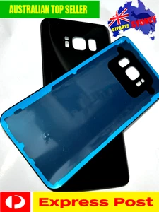 New Battery Case Back Rear Cover Housing For SAMSUNG GALAXY S8, G950, Black - Picture 1 of 8