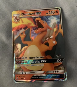 Pokémon TCG Charizard GX Hidden Fates 9/68 Holo Ultra Rare 💫PACK FRESH💫 - Picture 1 of 2