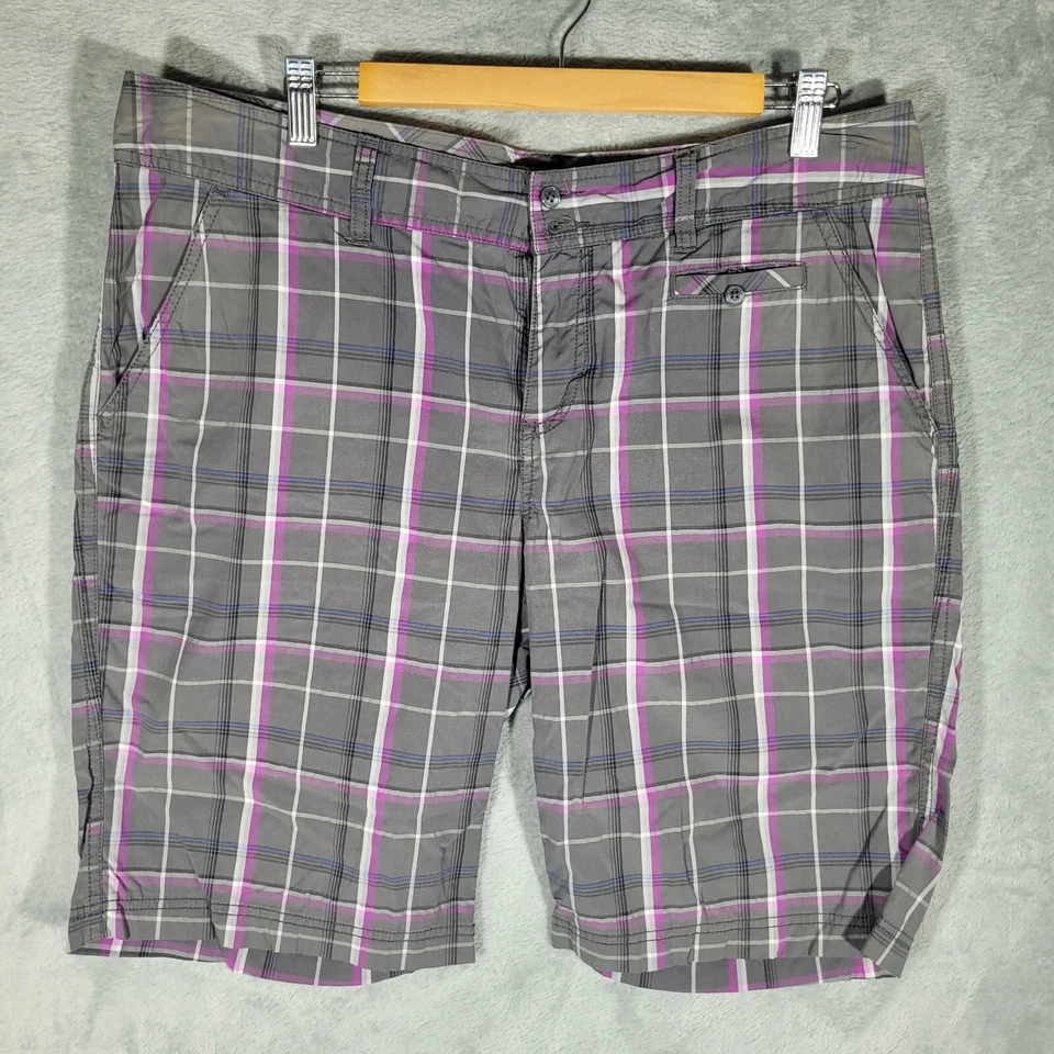 Pantalones cortos de natación Columbia para mujer talla 16 rosa elásticos 11" L Foto 1 de 4