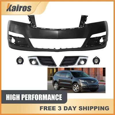 Juego de luces antiniebla y cubierta de parachoques superior delantera nueva para Chevrolet Traverse 2013-2017 Foto 1 de 4