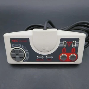 PC Engine Turbo Pad Controller NEC PI PD002 White OEM Japan Made - Picture 1 of 8