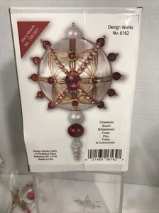 Mary Maxim CHRISTMAS ORNAMENT KIT BEAD 6162 January Gem Ornament - Picture 1 of 17
