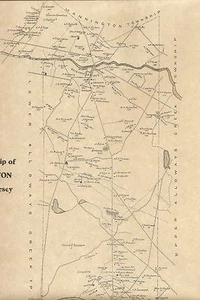 Quinton Township Mickles Mill Salem NJ 1876 Karten mit abgebildeten Namen der Hausbesitzer - Bild 1 von 2
