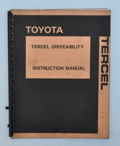 Toyota Tercel - Driveability Instruction Manual (shop factory garage official) - Bild 1 von 5