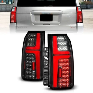 Anzo 311467 Black Sequential LED Tail Lights For 2015-2020 Chevy Tahoe Suburban - Picture 1 of 7