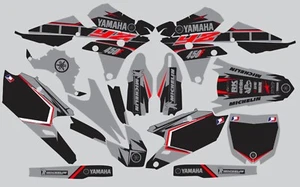 Gris Rojo YAMAHA GRAPHICS YZ 450f YZ450f YZF 2014 2015 2016 2017  - Imagen 1 de 1