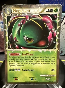 Meganium Prime HGSS08 Black Star Promo Holo - Imagen 1 de 14