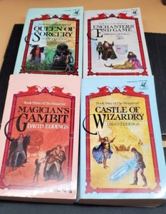 Lot 0f 4 books by David Eddings series: The Belgariad Fantasy PB Books - Picture 1 of 5