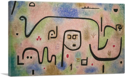 Impresión artística en lienzo Insula Dulcamara 1938 de Paul Klee Foto 1 de 4