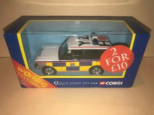 Corgi 57601 Range Rover diecast Metropolitan Police car truck Working Features - Picture 1 of 9