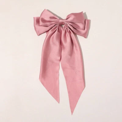 Oversize Bow Hair Clip Satin Barrette Hairpin Sweet Ponytail Hair Accessories✔ - Image 1 of 4