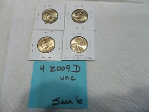 (4) 2009 D Sacagawea One Dollar Stempelglanz - Bild 1 von 2