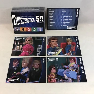 THUNDERBIRDS 50 YEARS (Unstoppable 2015) Complete 54 Card Set GERRY ANDERSON - Image 1 of 3