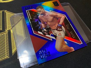 2021 Panini UFC Chronicles - Nate Diaz - Elite Blue /99 Prizm No. 158 Blue 97/99