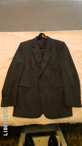 2463M Gianni Bernardi Luigi Botto 44L Mens Sport Coat Charcoal Gray IMMAC !! - Picture 1 of 9