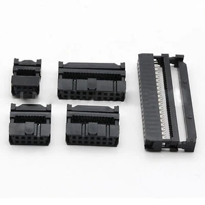 6,8,10,12,14,16,20,26,34,40 Way-2mm Pitch IDC Socket Plug Ribbon Cable Connector - Picture 1 of 17