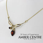 Italian Handmade German Baltic Amber Necklace in 9ct Gold- GN0078 RRP650!!!