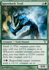 1x Light Play, English Foil Sporeback Troll - Foil Dissension