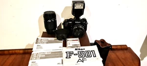 Appareil photo Nikon F 501 avec accessoires - Photo 1/21