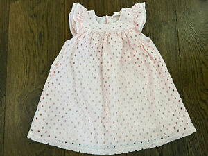 Country Road size 12-18 months pink frill sleeve baby toddler dress 100% cotton