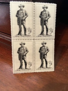 Block of 4 Sam Houston U.S. Stamps - Picture 1 of 1