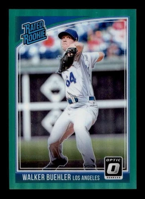 Walker Buehler 2018 Donruss Optic #41 clasificación Rookie Green Prizm #4/5 T6118 Foto 1 de 2