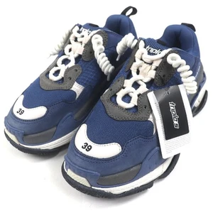 Unbenutzte BALENCIAGA 533878 TRIPLE S Wildleder Leder Sneaker, Gr. 39 Blau Herren " - Bild 1 von 10