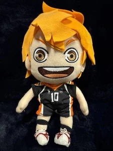 Haikyu!! SHOYO HINATA #10 PLUSH 9” Orange Black Stuffed Doll Crunchyroll NWT NEW - Picture 1 of 3