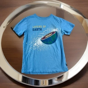 J Crew Layers Of Earth Kids Tshirt Size M (8-9) - Picture 1 of 5