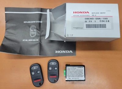2002-2004 HONDA CRV BRAND NEW ORIGINAL OEM ACCESSORY HONDA KEYLESS ENTRY SYSTEM - Image 1 of 4