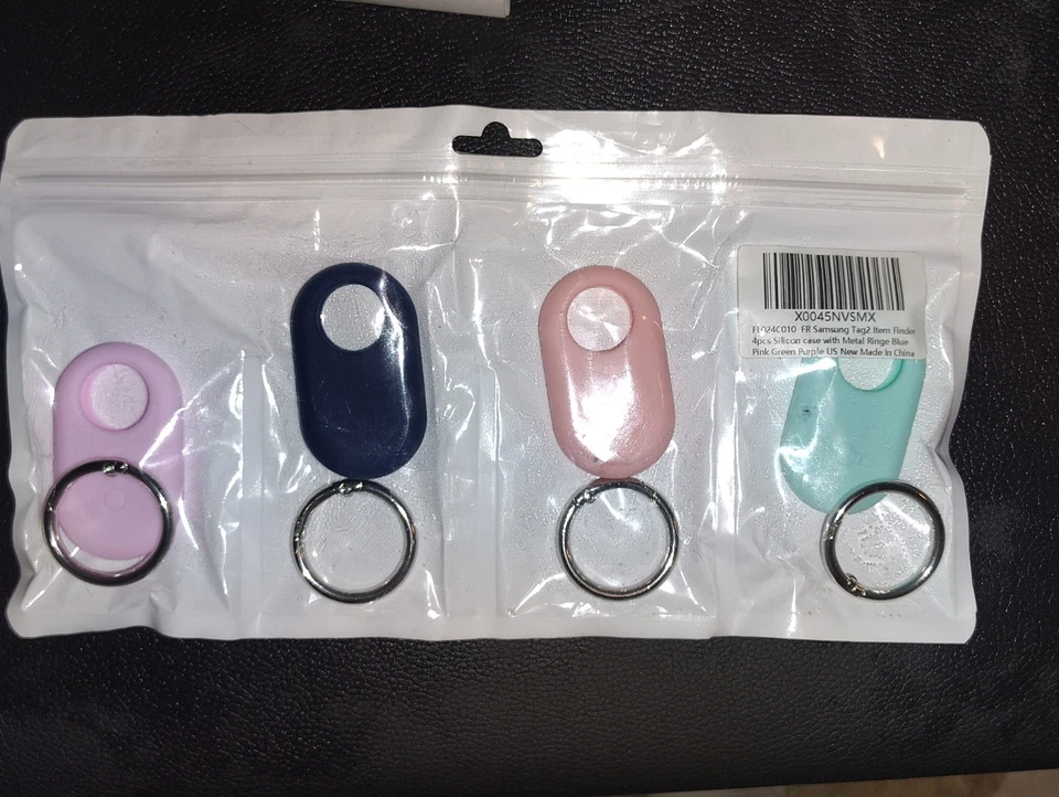 Samsung Tag2 (4, piezas) Funda de silicona con anillo de metal Foto 1 de 3