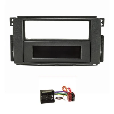 Radioblende Set passend für Smart Fortwo 451 Forfour 454 Quadlock Auto Adapter - Bild 1 von 4