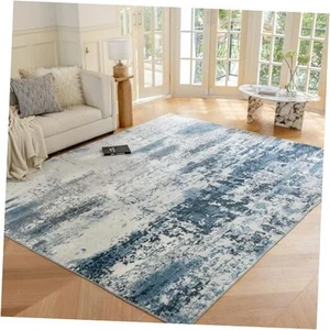 Rug 8x10 Area Rug for Bedroom, Washable Morden Art Rug for Living Room - Picture 1 of 8