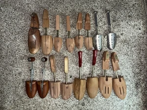 18 USA, Spring Loaded, His & Hers Cedar Shoe Trees-Allen Edmonds, Florsheim,ECKO - Picture 1 of 14
