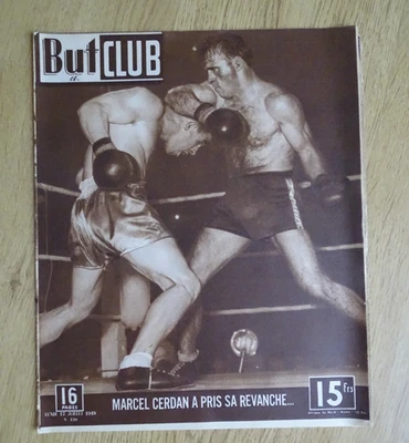 MAGAZINE BUT CLUB , MARCEL CERDAN ,REVANCHE  , LOUISON BOBET .1948 - Photo 1/4