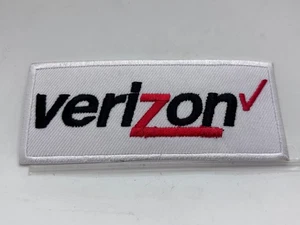 VERIZON NEW EMBROIDERED COMPANY IRON ON NAME PATCH TAG 1-3/4t X 4w - Picture 1 of 1