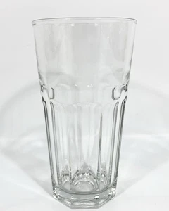 Vtg Libbey Duratuff GIBRALTAR Tumbler 8 Panel Glass HEAVY 6 5/8" Tall 20 oz. EUC - Picture 1 of 12