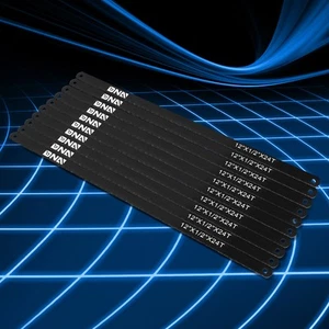 10 Stück 12 Zoll x 1/2 Zoll x 24 T Flexible Kohlenstoffstahl Bügelsäge Ersatz/Ersatzklingen - Bild 1 von 6