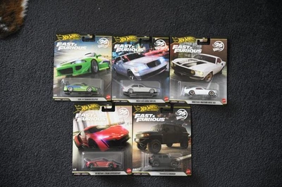 Hot Wheels Premium 2026 Fast & Furious 25th Anniversary Set of 5 Cars - image 1 of 4