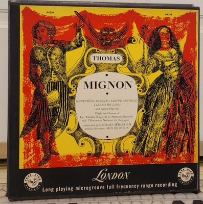 Thomas, Moizan, Micheau - Mignon  3xLP BOX SET.  London Records  A 4309 - Image 1 of 2