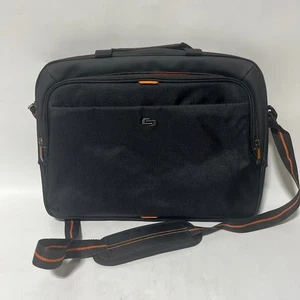 Solo New York - Focus Portfolio Briefcase for 17.3" Laptop - Black/Orange - Picture 1 of 2