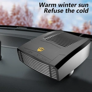 Car Heater 12V 150W Portable Electric Heating Fan Defogger Defroster Demister 7o - Picture 1 of 10