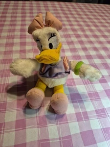 Walt Disney World Theme Park Plush Daisy Duck Pastel Pink Purple Stuffed Animal - Picture 1 of 15
