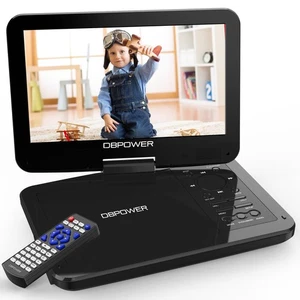 DBPOWER Lettore DVD Portatile 12.5" Schermo Girevole, Batteria 5H,Multiformato Prezzo consigliato £70 - Foto 1 di 5