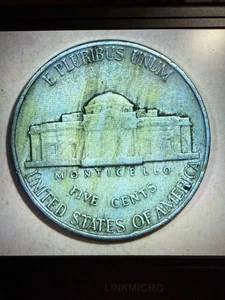 1958 5c Jefferson Nickel Error Lamination Cud Alloy Mix No Mint Mark R95 - Picture 1 of 4