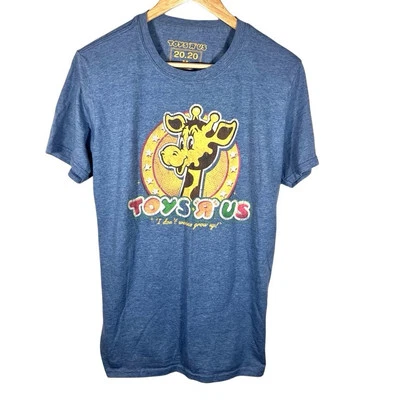 Toys R’ Us Men’s T Shirt Geoffrey Giraffe I Don't Wanna Grow Up Distressed Med - Image 1 of 4