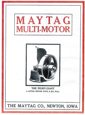 Libro de publicidad manual vertical Maytag lavadora motor gasolina Hit Miss Motor 92 82 72 Foto 1 de 2