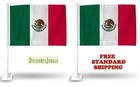 2X MEXICO World Cup Soccer Car Flag FLAGS FOR CAR WINDOW 18" X 12" INC FIFA 2026