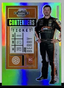 2021 Panini Chronicles Contenders Optic Racing #19 Josh Berry Silber Prizm RC - Bild 1 von 2