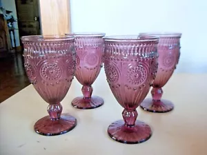 Set 4 bicchieri calici Pioneer donna viola ametista prugna - Foto 1 di 4